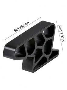 2pcs Door And Window Door Stops With Track Lock - Heavy Duty Door Wedge, Anti-Slip Door Stopper, Easy To Install/Remove, Suitable For Indoor/Outdoor - Applicable For Sliding Doors, Balcony, Patio, Office, Patio, Durable Plastic Material. - Multicolor - View 2