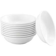 6pcs Ceramic Seasoning Dishes, Sushi Dipping Bowl, Vinegar Spice Sauce Dishes, Mini Appetizer Plates, Saucer Kitchen Tableware - 1 - View 3