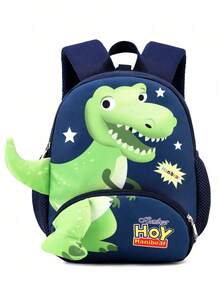 Mochilas lindas para adolescentes; Mochilas mini con lindos dinosaurios de dibujos animados; Mochilas escolares pequeñas adecuadas; Mochilas para volver a la escuela - Azul Marino - Ver 4