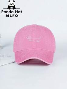 MLFO Topi Baseball Bergaya Baru dengan Bordir Motif Garis Dachshund, Topi Gaya Y2K, Topi Kasual Luar Ruangan yang Dapat Diatur, Cocok untuk Berbelanja, Berkemah, Liburan Pantai, dan Olahraga Luar Ruangan - Garis keturunan Dachshund - View 10