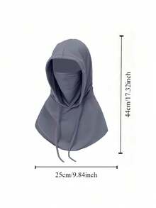 Breathable Full Head Face Mask Summer Cooling Neck Gaiter Multipurpose Outdoor Sun Protection Hat Adjustable Drawstring Neck With Ear Covers Men Women For Motorcycle Cycling Fishing Riding Skiing Camping Bike Essentials Accessorie Hiking Outfits - Multicolor - View 7