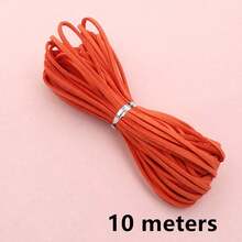 10m 2.5mm 扁平仿麂皮編織繩，韓式天鵝絨皮革繩，DIY項鍊珠寶製作材料 - rope cords - 查看 11