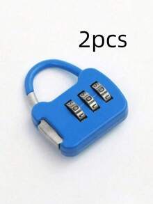 5pcs Premium Metal Combination Padlocks, 3-Digit Combination Locks, Suitable For Suitcases, Travel Bags, Mini Anti-Theft Locks, Drawer Locks, Ideal Accessories For Travel, Also Suitable For Gym Lockers, Suitcases And Backpacks, Portable - Multicolor - View 22