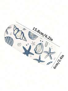 Ocean Print Glasses Case, Glasses Storage Box With Turtle, Shell And Starfish Patterns, Multifunctional Storage Box, Fashion Glasses Storage Box, Brand New Minimalist Design, Portable, Waterproof And Dustproof, Suitable For Fashion Glasses And Regular Glasses, Protective Glasses Storage Box, Unisex Glasses Storage Box - Multicolor - View 6