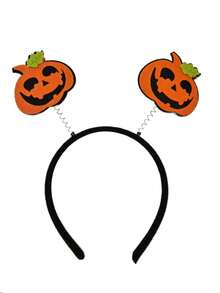 1pc Halloween Non-Woven Fabric Headband, Ghost Festival Party Decoration Supplies, Halloween Ghost Pumpkin Headband Hair Accessory - A - View 10