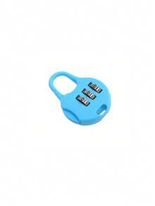 Tamper-Proof Premium Metal Combination Lock, 3-Digit Combination Padlock, Portable Luggage Metal Combination Lock, Mini Anti-Theft Drawer Lock, Suitable For Gym Lockers, Suitcases, Backpacks, Etc., Easy To Carry Travel Essential - Multicolor - View 5