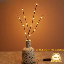 1pc Branch Light 20 LED Branch Lights, Indoor Decorative Lighting For Wedding, Birthday And Christmas - Fairy Lights With Branch Design - Twig Lights - View 9