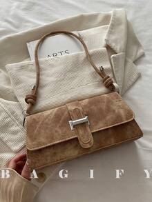 Nuevo Bolso de Mano de Moda con Decoración Metálica, Ideal para Fiestas, Salidas, Vacaciones, Compras y Uso Diario - Blanco - Ver 1