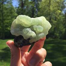 1pc Random Natural Raw Fluorite Rough Stone, Premium Natural Mineral Specimen. Perfect For Jewelry Making, Indoor Decor Collection, Geological Teaching And Popular Holiday Gifts - Green - View 6