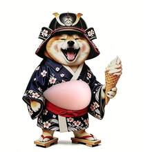3D Sticker 可爱3D贴纸 可爱柴犬小狗贴纸 手机壳装饰贴纸 附赠1个TPR材质柔软可捏的解压玩具 - 彩色 - 查看 22