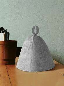 1 pieza Gorro de sauna y ducha de fieltro simple y elegante, de secado rápido, sombrero de baño para aguas termales, gorro absorbente de agua para secar el cabello, adición para aguas termales y sala de sauna, gorro de sauna suave para uso en interiores y exteriores, adecuado para jacuzzis, salas de vapor, spas, cascos de sauna - Multicolor - Ver 10
