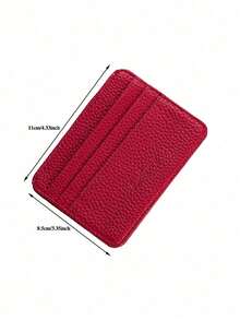 Women's Ultra-Thin Wallet, Suitable For Daily Use, Korean Style Mini Short Wallet, With Secure Closure Design, Including ID Card Slot, Coin Pocket And Card Slots, Can Hold Cash - Multicolor - View 3