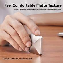 1PC Aluminum Alloy EDC Stress Relief Toy, Square And Hexagonal Desktop Dynamic Rotating , Rolling And Throwing Adult Stress Relief Toy, Portable Desk Accessory, Used To Relieve Anxiety, Available In Black, Gold, And Silver - Multicolor - View 5