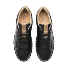 FLEXI 420401 BLACK LEATHER CASUAL SHOES - Black - View 4
