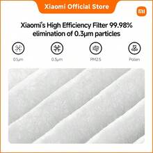 1 Set HEPA Filter Replacement For Xiaomi Elite Air Purifier – PM2.5 Dust Odor Formaldehyde Removal Cartridge For Home Use - White - View 6