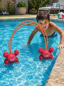 1 pieza Juguete de aro de buceo para piscina para niños, alta estabilidad, sin necesidad de montaje, aro de natación para buceo subacuático, entrenamiento deportivo acuático para edades 4,5,6,7,8,9,10,11,12 niños y adolescentes - Multicolor - Ver 5