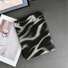 1件裝黑白漸層漩渦印花平板保護殼，附筆槽，相容 iPad 10代 Smart Case/Air 13(M3 2025)/Air 11/11(A16 2025)，相容 Oppo Pad、 Matepad、Vivo Pad、Honor Pad、Xiaoxin Pad - 彩色 - 查看 6