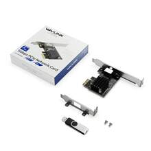 5G Base-T PCIe 網路卡，5000/2500/1000Mbps PCI Express 乙太網路適配器，搭載 RTL8126，適用 Windows 11/10 與 Linux 的 5G NIC，附低矮擋板 - 黑色-5000Mbps - 查看 9