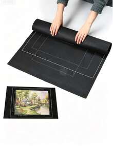 Puzzle Mat, Choose Single Piece Felt Puzzle Mat Or Puzzle Mat Combination Set. The Color Of The Sorting Box In The Combination Set Is Random, Puzzle Mat Size Suitable For 1500/1000/500 Piece Puzzles - Multicolor - View 3