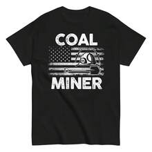 US America Flag Underground Mining American Miner T Shirt Coal - 款式 - 查看 1