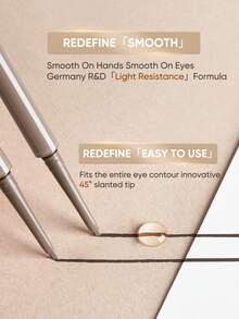 JUDYDOLL 0.06g Gel Eyeliner Pen, Smooth & Waterproof, Long-Lasting, Suitable For Beginners, Unique & Special Gift For Friends, Girlfriend - #02 Deep Brown - View 7