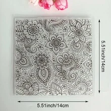 Stempel Silikon Transparan/Stempel untuk Scrapbooking, Pembuatan Kartu, Dekorasi DIY, Seri Bunga, Lanskap, Alam, Tanaman - alam - View 14