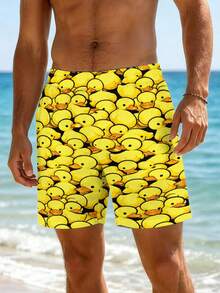 Men Beach Shorts - Multicolor - View 3