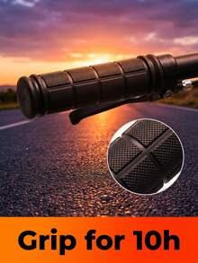 Shockproof Bike Handlebar Grips With Square Grid Bicycle Bar Grips For Adult Riders Firm Rubber Hand Grip For Trail Commute Bike Stuff BMX MTB Scooters Folding Bike Mountain & Cruiser Bikes Motorcycle Handles Bike Accessories - Multicolor - View 7