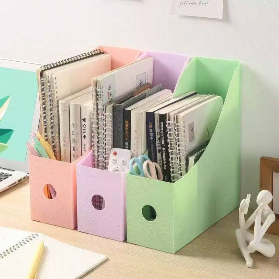 3 Pcs/1 Pc Student Desktop File Holder Office Supplies Plastic ...