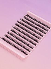 8-13mm Single 200 Clusters Of Natural False Eyelashes Are Suitable For Parties, Nightclubs, Daily Work Meetings And Other Occasions. - D - 查看 5