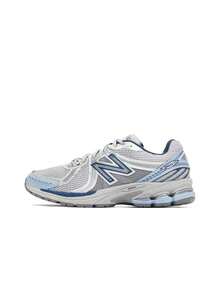 New Balance 860 V2 Y2K Sporty Ballet Style Spring/Summer Retro Millennial Comfortable Versatile Mesh Low-Top Casual Training Running Shoes Unisex Silver Gray Blue - Grey - View 14