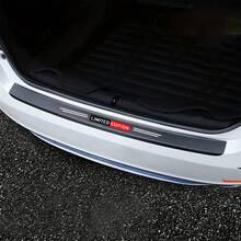 Carbon Fiber Color Car Door Threshold Protector Stickers Pedal Guards For Chevrolet Trunk Sill Scuff Plate Accessories - LE - View 3