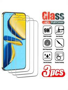 [International Version, Not Local Version] 3-Pack Of Screen Protectors, Compatible With Samsung 17 Also Compatible With IPhone 12, Includes Camera Protection. - Multicolor - View 1