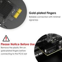 10G Base-T PCIe Network Card,10000/5000/2500Mbps PCI Express Ethernet Adapter With AQC113 Controller,10G NIC For Windows 11/10 & Linux With Low Profile Bracket - Black - 10000Mbps - View 8