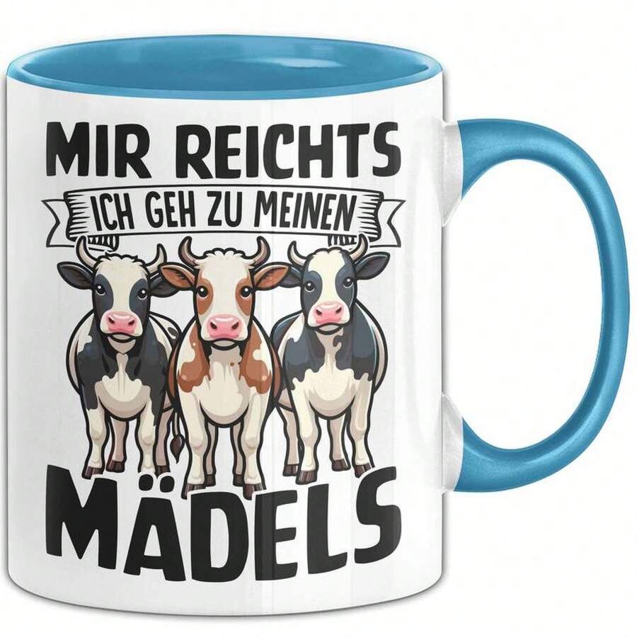 24-Hour Delivery In Mexico. "I'm Going To Visit My Friends" Coffee Mug For Cow Farmer Coffee Tumbler. Fun Coffee Mugs To Give As Gifts For Birthdays, Christmas, And Easter, As Well As For Everyday Use At Home Or In The Office. 11 Oz / 325 Ml Ceramic Mug. - 1 - 查看 1