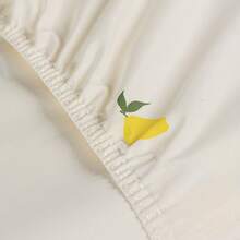 Premium Printed Fitted Sheet Set With Elastic + Pillowcases, 200 Thread Count, Single, Full, Queen And King Sizes, Hypoallergenic - Lemon Straw - View 2