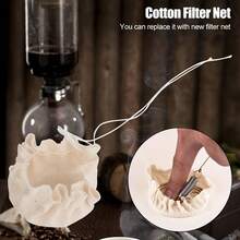 10 Pack Coffee Syphon Cloth Replacement Filter For Hario Syphon, Yama Siphon And Other Syphon Coffee Maker, Balance Syphon Coffee Maker, Vacuum Pot Filters - Multicolor - View 2