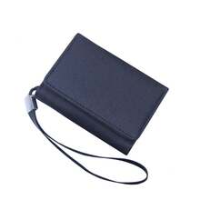 1 Pcs Quilted Snap Closure Wallet With Wrist Strap Multi Card ID Holder Purse For Men Travel Daily Outdoor Use - Multicolor - View 5