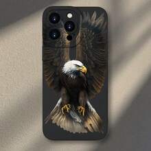 Falcon Portrait Pattern Phone Case, Suitable As Birthday And Christmas Gift For Couples, Women, Daughters, Boyfriends, Girlfriends, And Teenage Girls - Multicolor - View 3