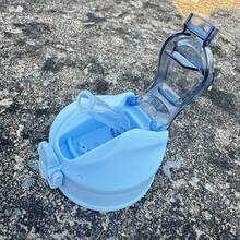 1pc 5 K-POP Girl Group Style Anti-Spill Flip Top Sports Water Bottle, Car Accessory, Back To School, Portable Fashion Design, 800ml Travel Cup With Strap, Straw And Lid, Cute Design, High Quality, Leak-Proof, Shock-Resistant, Durable Outdoor Sports Water Cup, Large Capacity Portable Cup, Suitable For Short Trips, Hiking, Picnic, Running, Fitness, Mother's Day - One Size Fits All - View 5