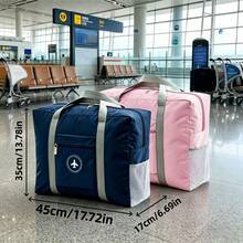 Multifunctional Foldable Travel Bag, Large Capacity Luggage Bag, Short Trip, Moving Handheld Storage Bag, Portable Carry-On Luggage Bag,Back To School - View 4