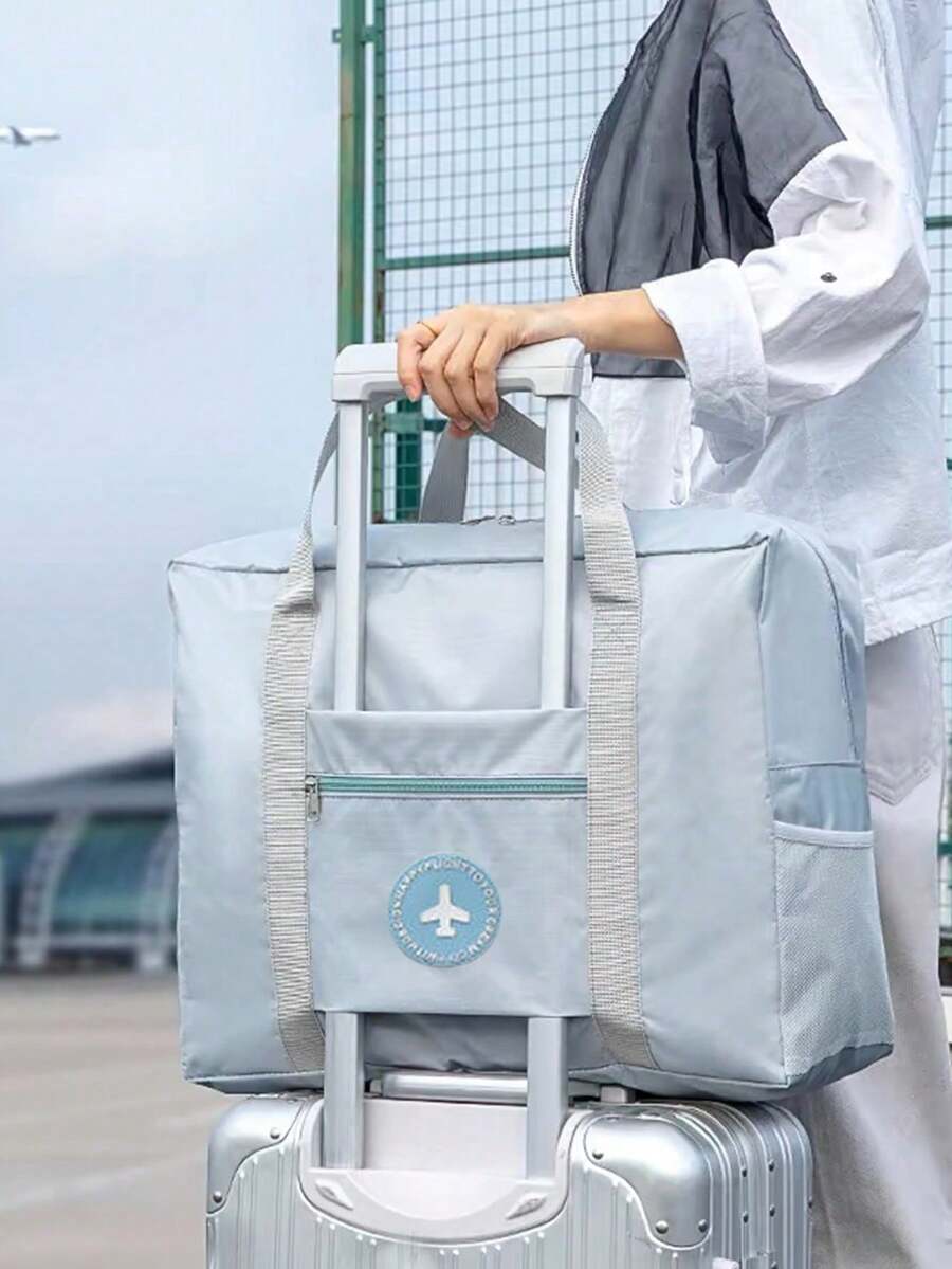 XD 可折疊旅行收納袋，輕量大容量手提包，適合兒童，時尚輕便可折疊旅行包，儲物空間充足，完美適合整理收納，適用於旅行、健身、徒步、跑步、騎行、露營、返校等各種活動