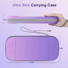 Adecuado para la nueva consola de juegos Switch 2 de 2025, bolsa de almacenamiento, caja de protección para un solo jugador, accesorios para mochila - Morado Violeta - Ver 7