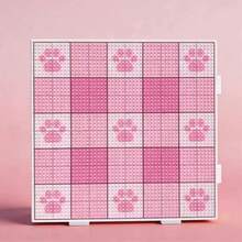 4pcs Cute Cat Paw Fuse Bead Board, 2.6mm Transparent Large Square Ironing Bead Board DIY Template Fuse Bead Jewelry Making Tool Supplies. DIY Handmade Beads. (Only Includes Bead Board, Does Not Include Fuse Beads And Other Accessories) - Cat Paw - View 5