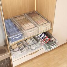 2pcs/1pc Foldable Underbed Storage Box, Multifunctional Transparent Storage Bin, PVC Waterproof Shoe Box, Wardrobe Organizer Box, Room Storage Box, With Zipper, Dustproof And Moisture-Proof, Home Storage Box, Suitable For Clothes, Shoes, Toys - Transparent - View 6