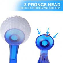 Golf Ball Tee, Plastic Golf Ball Tee Reduces Friction And Side Spin Professional Golf Ball Tee Durable And Stable Golf Ball Tee - Multicolor - View 10