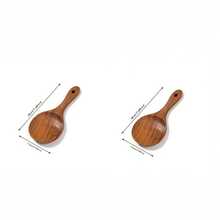 COOKDEVIL 3-Piece Wooden Cooking Kitchen Utensils Set, Natural Wood Spoon, Stir-Fry Spatula, Rice Scoop And Non-Stick Pan Spatula, Durable And Stylish Kitchen Tools - Wood Color - View 6