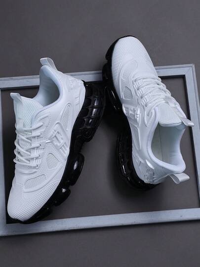 Men's Sports Shoes, Casual Running Shoes, Jogging Shoes, Walking Shoes, Low-Top Fashion Gradient Color Sports Shoes, Tennis Streetwear