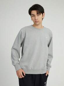 Nike Men's AS M NK DF STD ISSUE Crew Sweatshirt Knit Pullover Sweatshirt DQ5821-063 - Grey - View 2