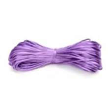Silk Thread Satin Cord 2mm - 5 Meters Various Colors - Lilac - View 4